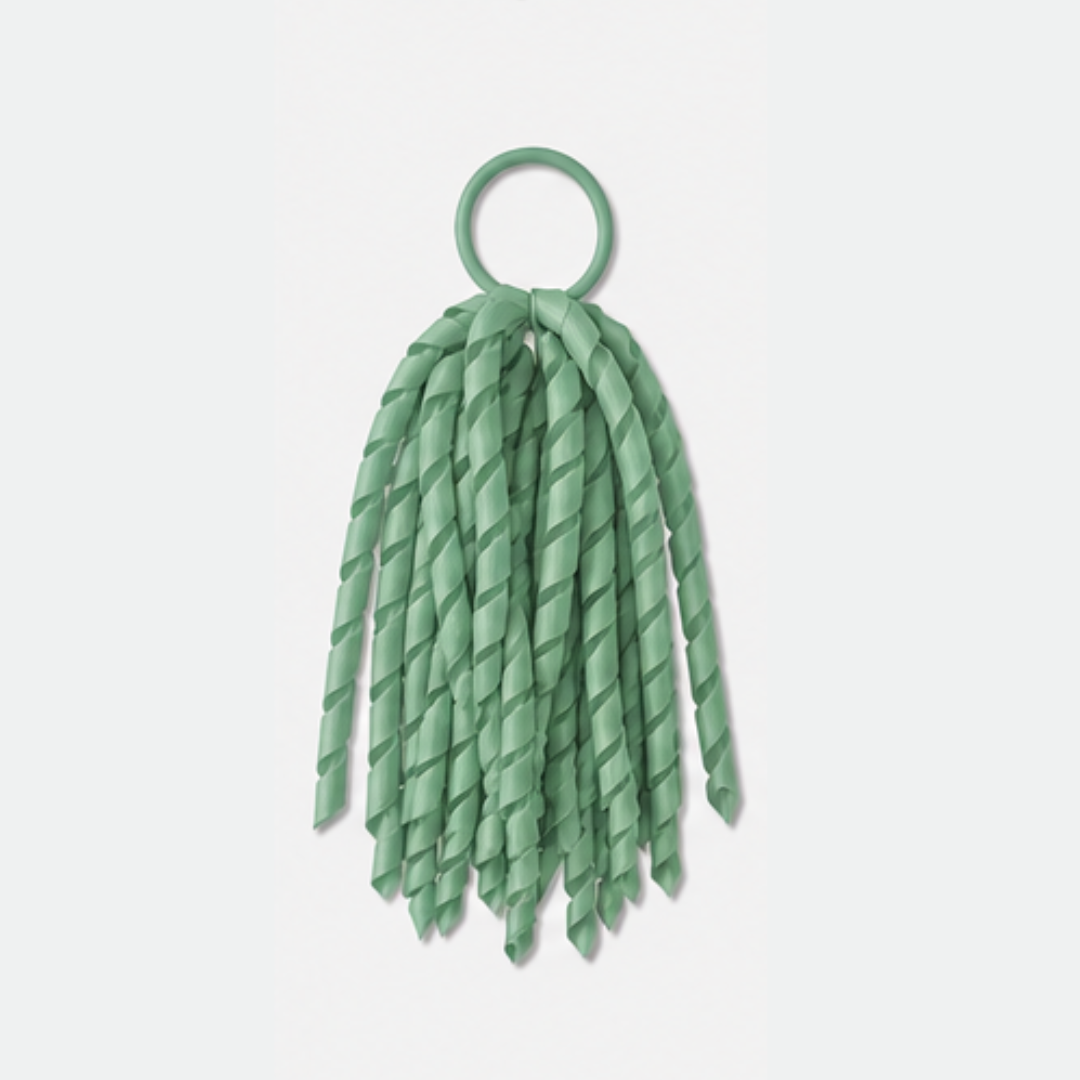 Curly Long Korker Ribbon Hair Tie - Single Colour - Ponytails and Fairytales