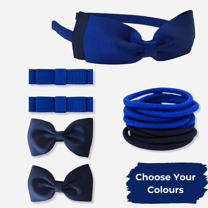 School Basics Kit - Bowtie (15pc) - Ponytails and Fairytales