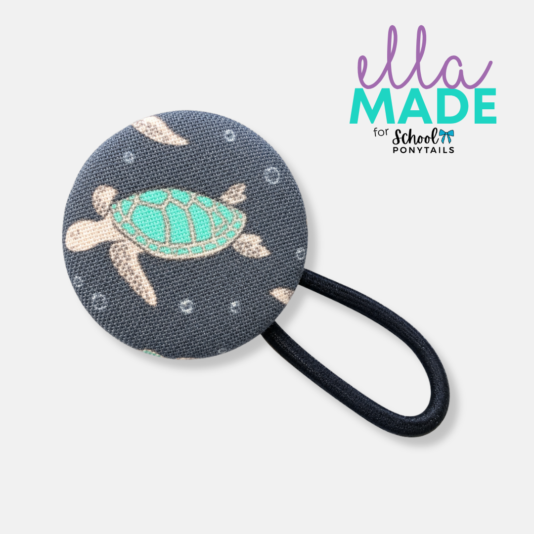 Limited Edition: Sea Turtle Covered Buttons - Ponytails and Fairytales