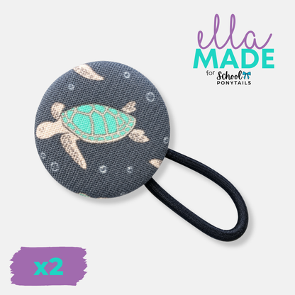 Limited Edition: Sea Turtle Covered Buttons - Ponytails and Fairytales