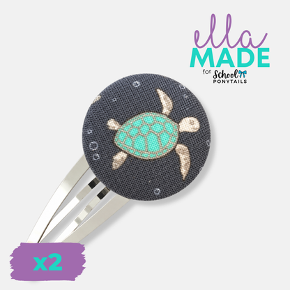Limited Edition: Sea Turtle Covered Buttons - Ponytails and Fairytales
