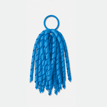 Curly Long Korker Ribbon Hair Tie - Single Colour - Ponytails and Fairytales