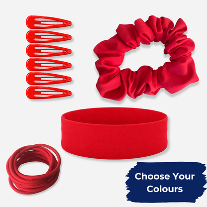 Bottle Green & Navy Hair Accessories