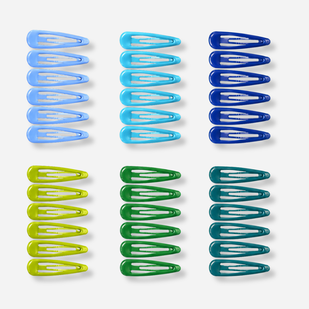 Snap Clips (6pc) - Ponytails and Fairytales