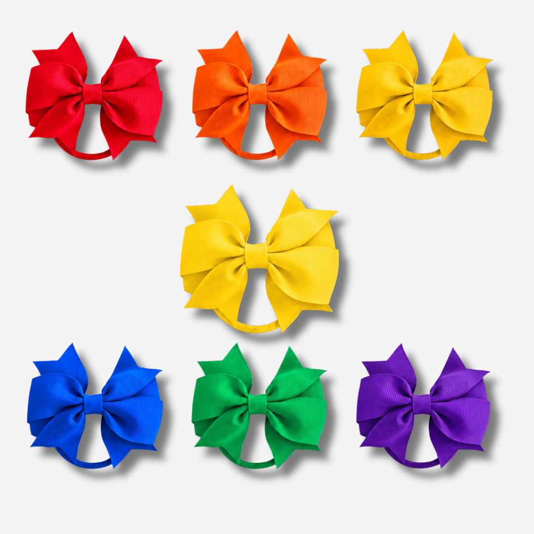 Swallowtail Bow Hair Tie - Single Colour - Ponytails and Fairytales