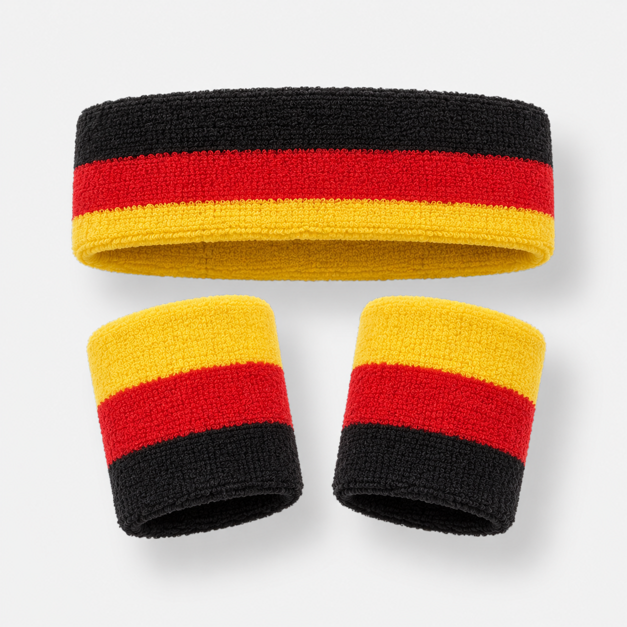Black & Red & Yellow Hair Accessories - Ponytails and Fairytales