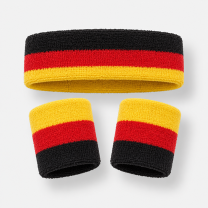 Black & Red & Yellow Hair Accessories - Ponytails and Fairytales