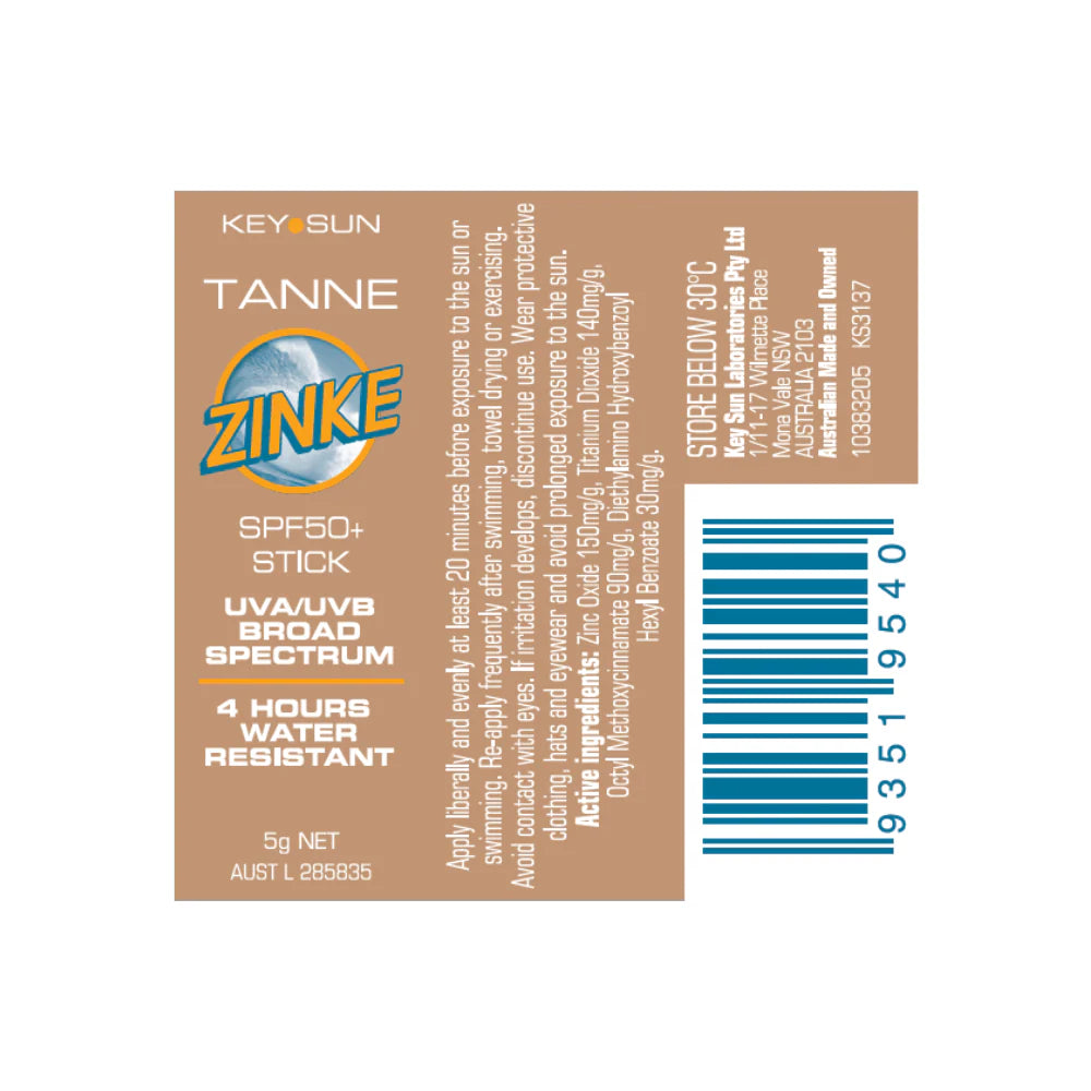 Coloured Zinc Sticks SPF 50+