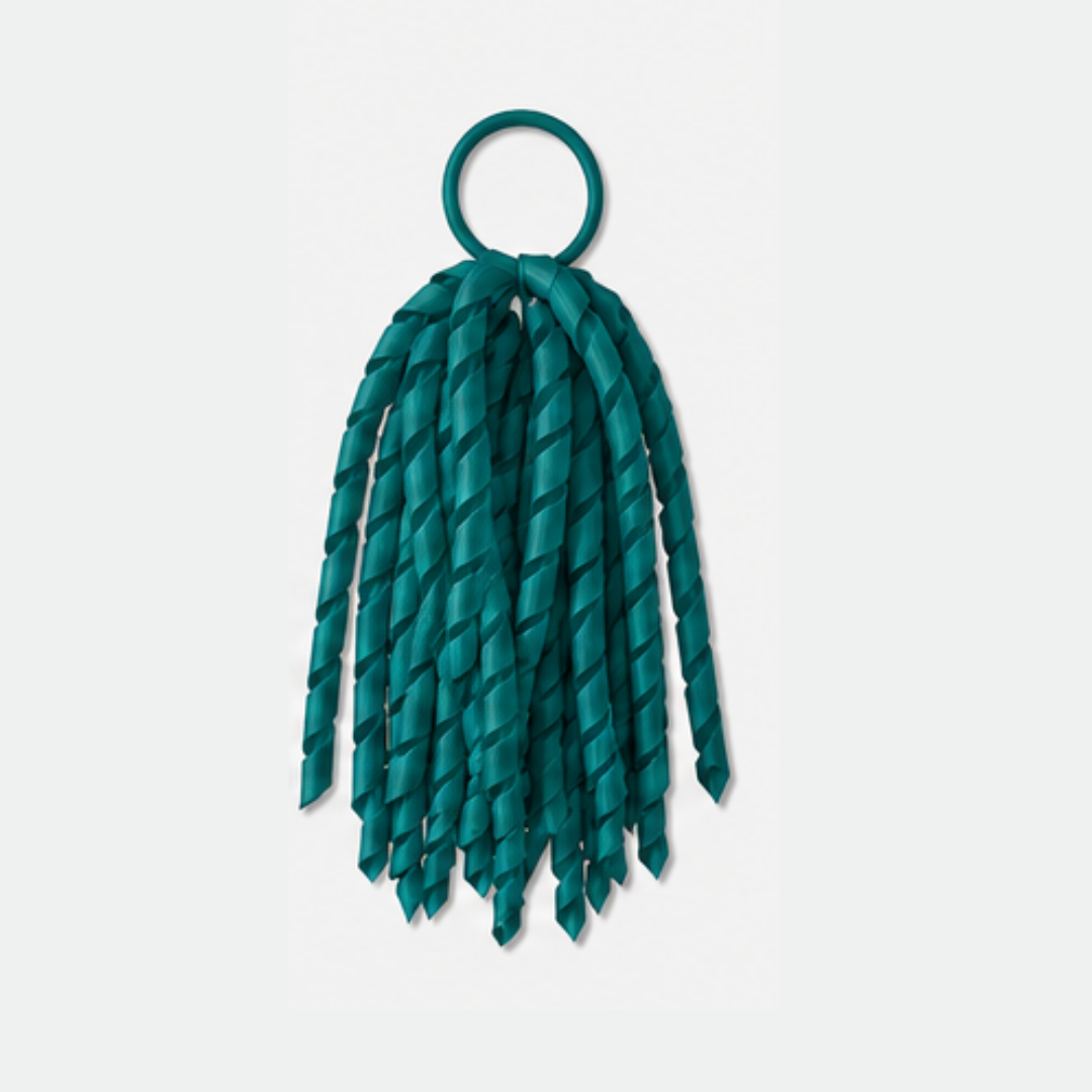 Curly Long Korker Ribbon Hair Tie - Single Colour - Ponytails and Fairytales