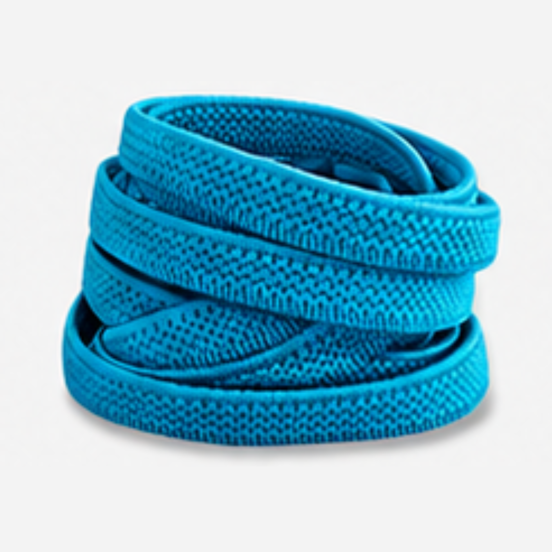 No Tie Elastic Shoelaces - Turquoise