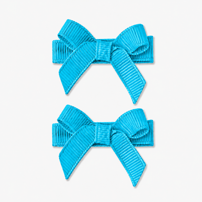 No Slip Bow Clips (2pc) - Ponytails and Fairytales