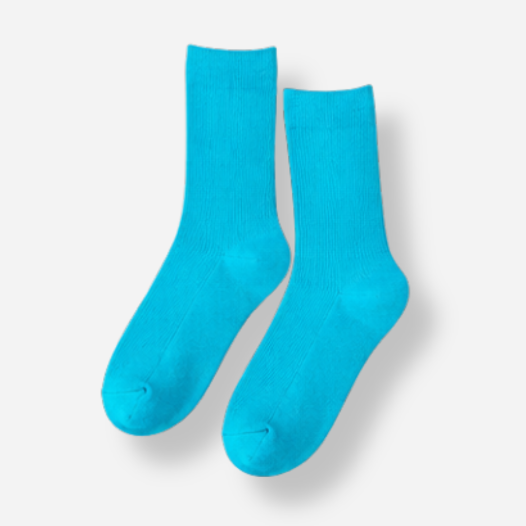 Turquoise Aqua House Socks