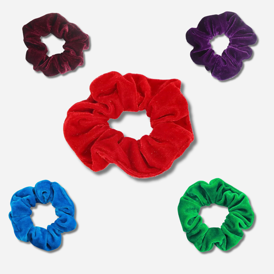 Velvet School Scrunchies