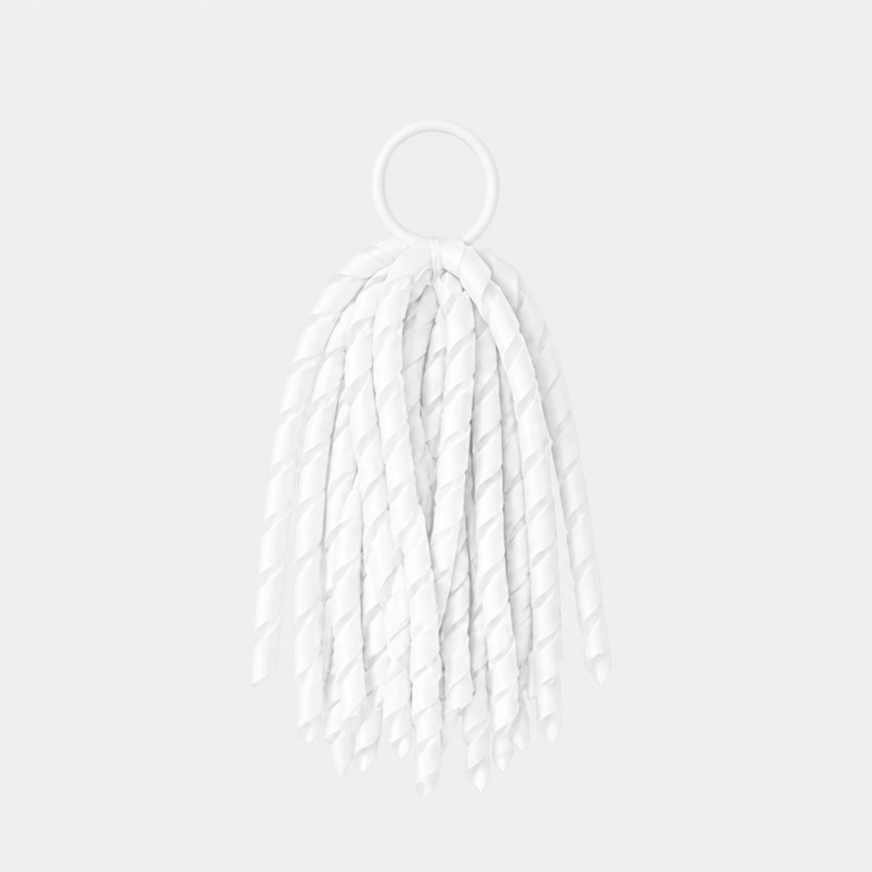 Curly Long Korker Ribbon Hair Tie - Single Colour - Ponytails and Fairytales