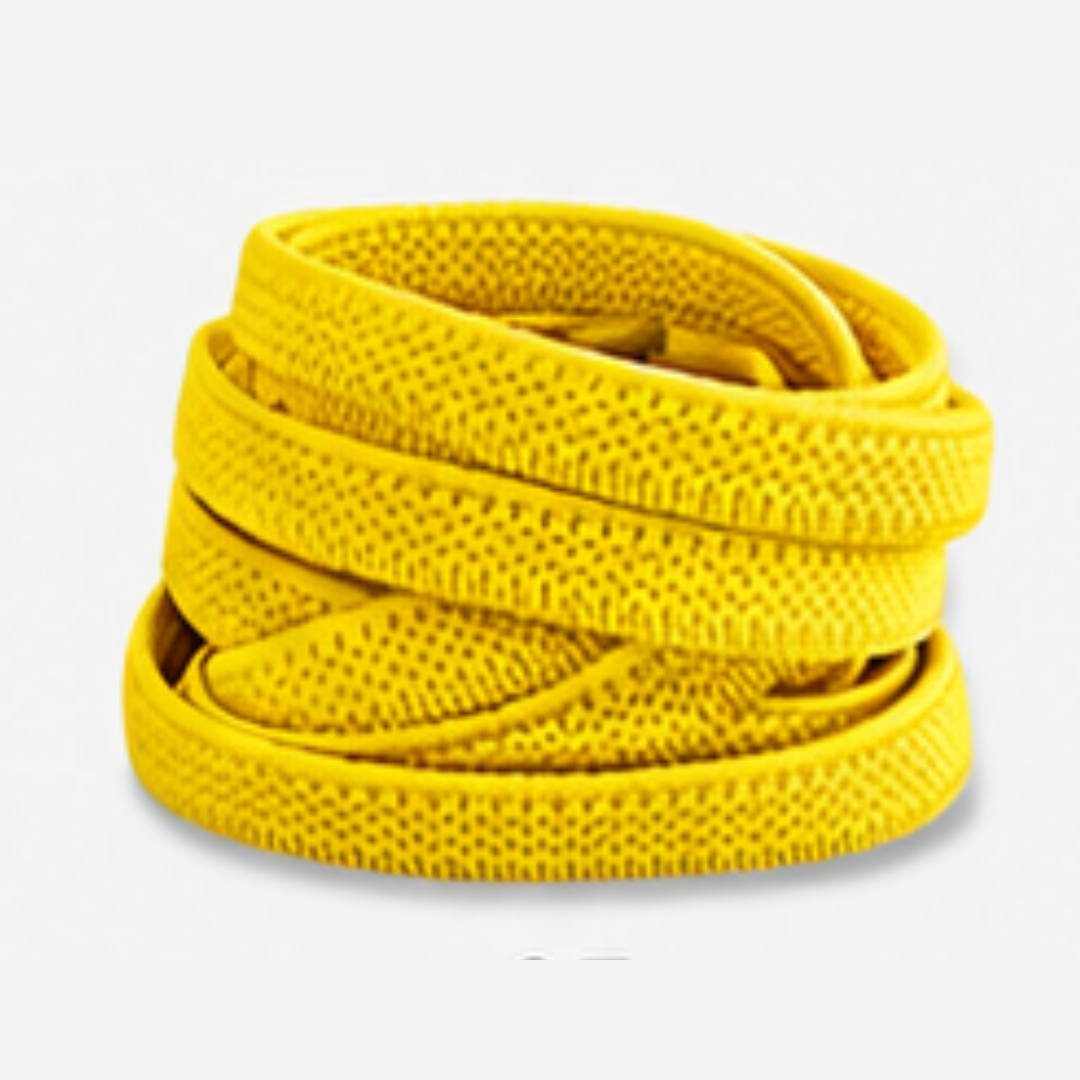 No Tie Elastic Shoelaces - Yellow