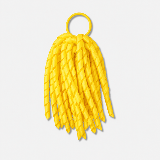 Curly Long Korker Ribbon Hair Tie - Single Colour - Ponytails and Fairytales