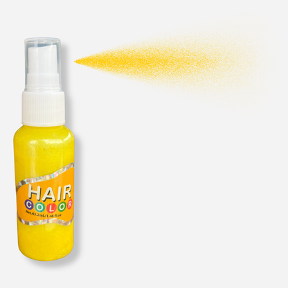 Yellow Water-Based Coloured Hair Spray 43.2mL