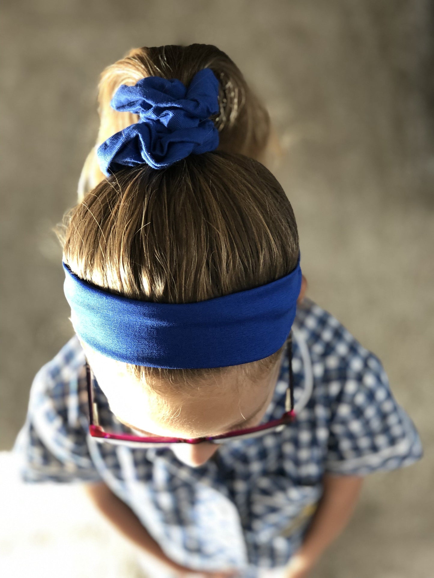 Blue Stretch Headband