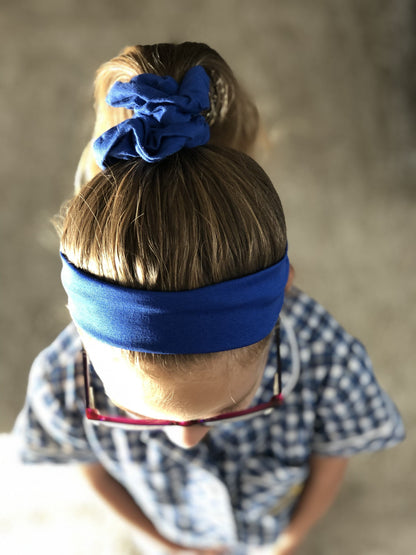 Blue Stretch Headband