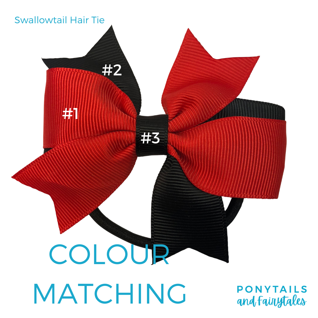 Turquoise & Black Hair Accessories - Ponytails and Fairytales