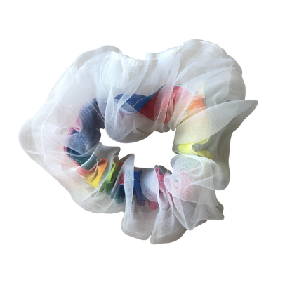 Rainbow Scrunchie - Ponytails and Fairytales