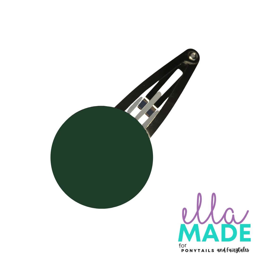 Bottle Green Hair Accessories - Ponytails and Fairytales