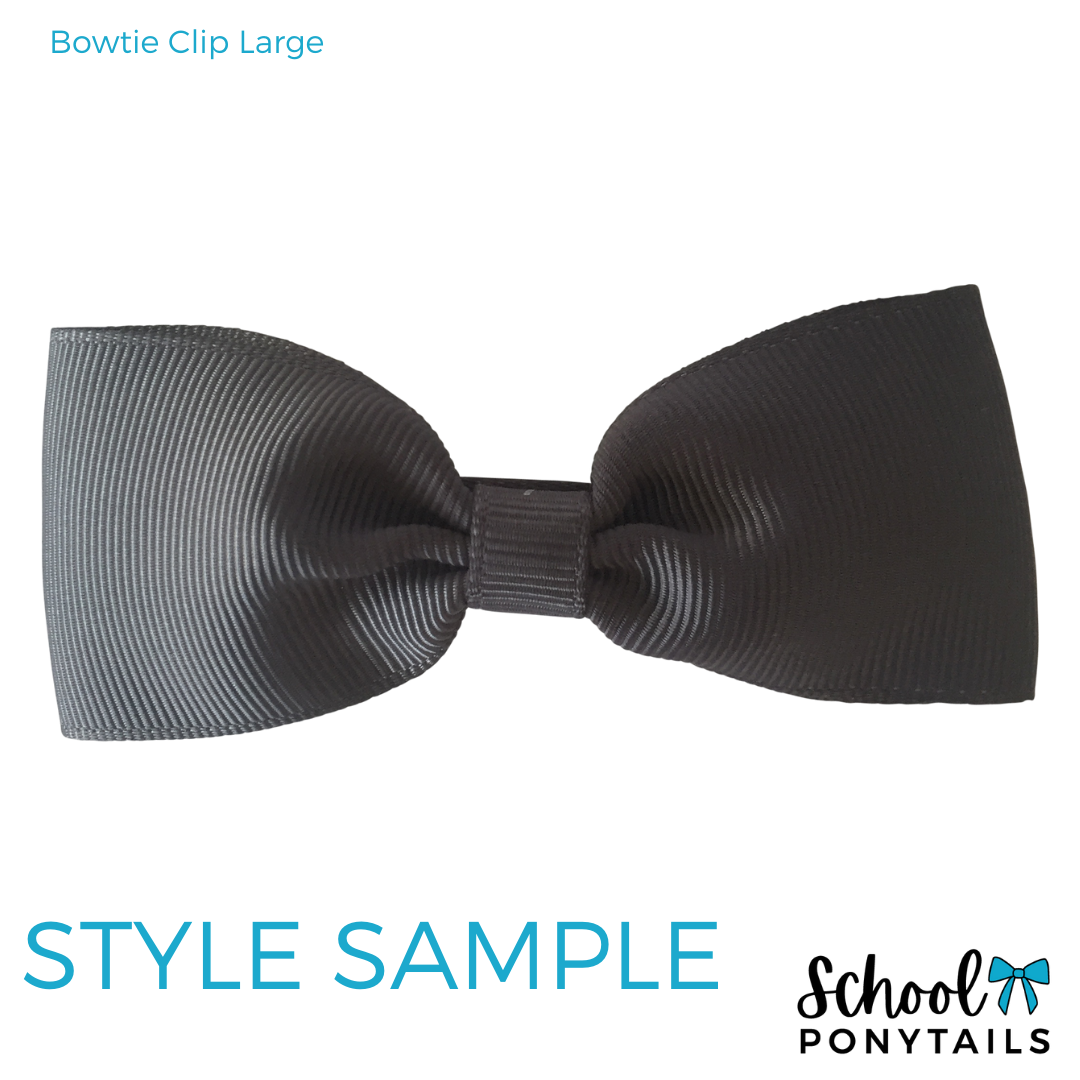 Charcoal Grey Hair Accessories - Ponytails and Fairytales