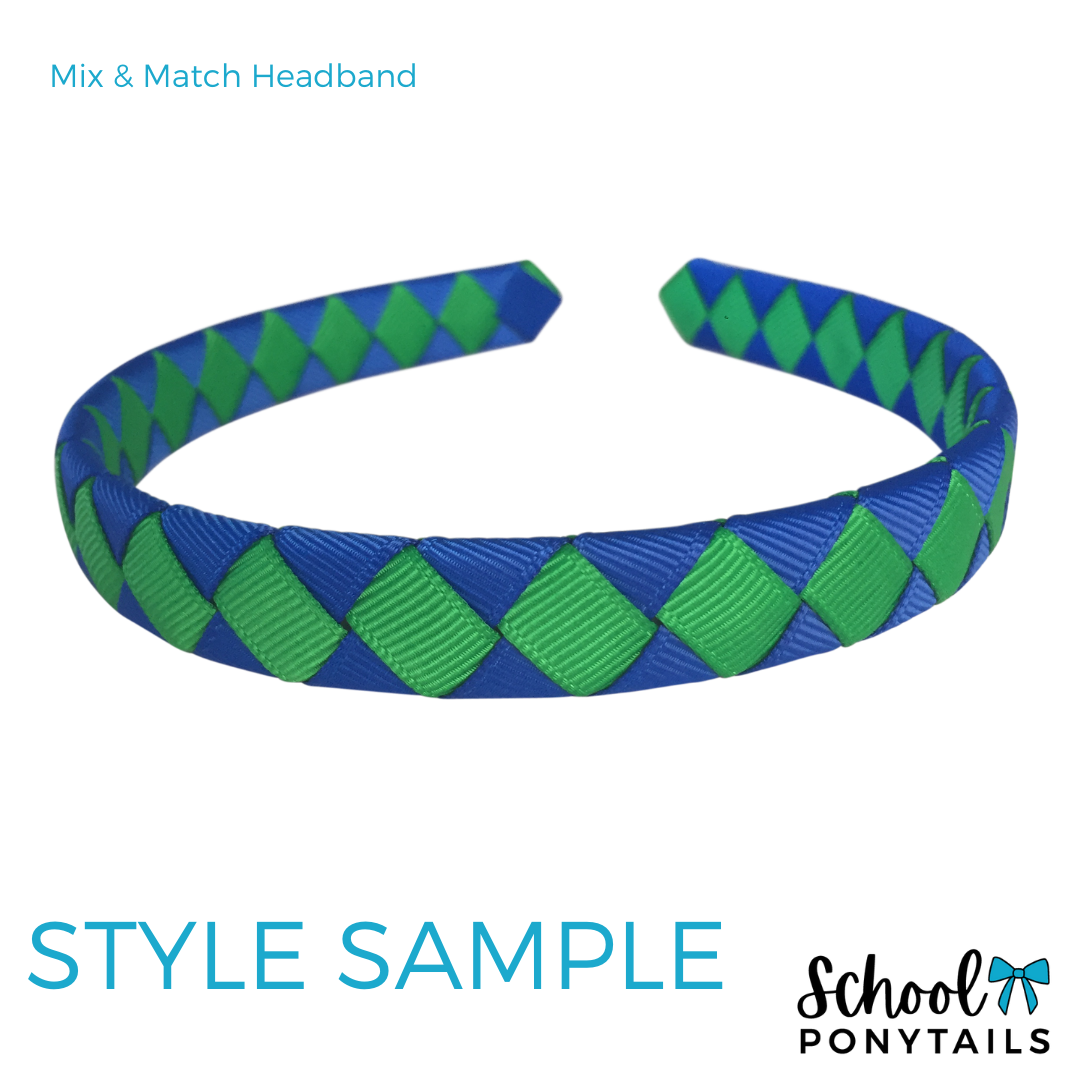 Mix & Match Headband - Combined Colours - Ponytails and Fairytales