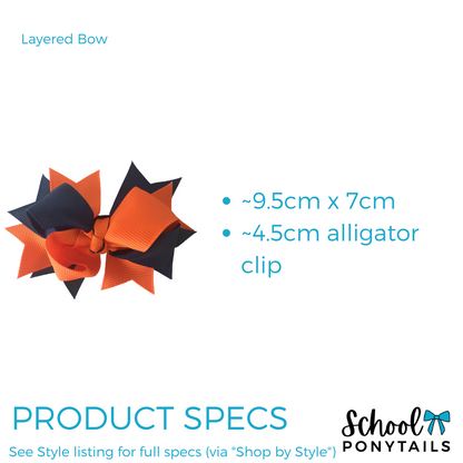 Charcoal Grey Hair Accessories - Ponytails and Fairytales