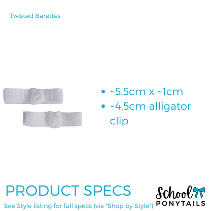 Charcoal Grey Hair Accessories - Ponytails and Fairytales