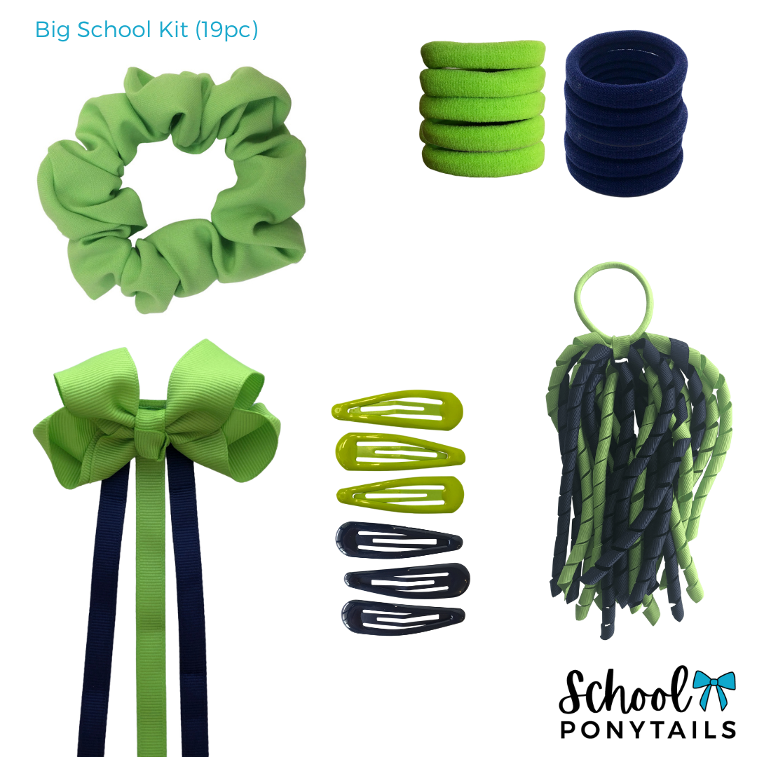 Bottle Green Hair Accessories - Ponytails and Fairytales