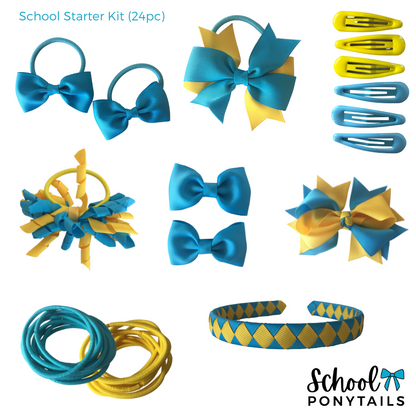 Gold & Black Hair Accessories