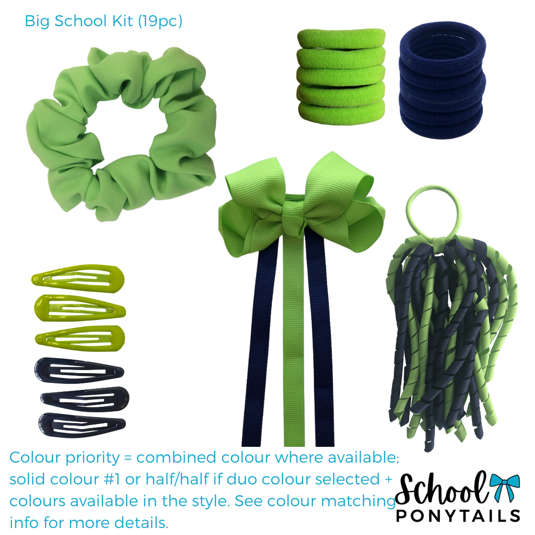 Bottle Green Hair Accessories - Ponytails and Fairytales