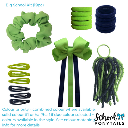 Bottle Green Hair Accessories - Ponytails and Fairytales