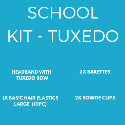 Teal & Black & White Hair Accessories