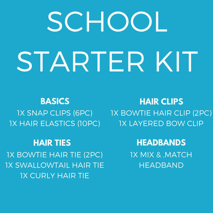 Teal & Black & White Hair Accessories