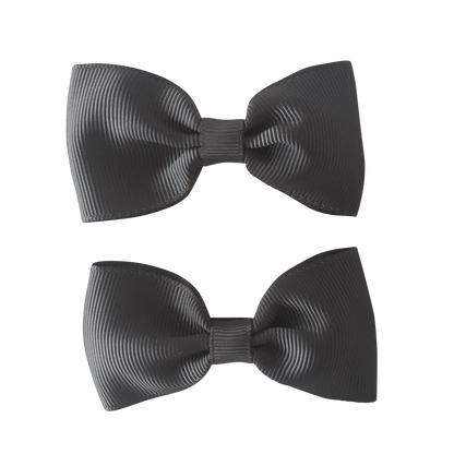 Charcoal Grey Hair Accessories - Ponytails and Fairytales