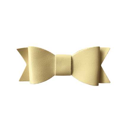 Leather Look Petite Bowtie Headband - Ponytails and Fairytales