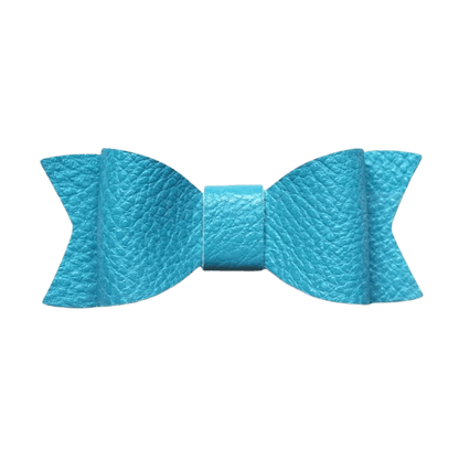 Leather Look Petite Bowtie Headband - Ponytails and Fairytales