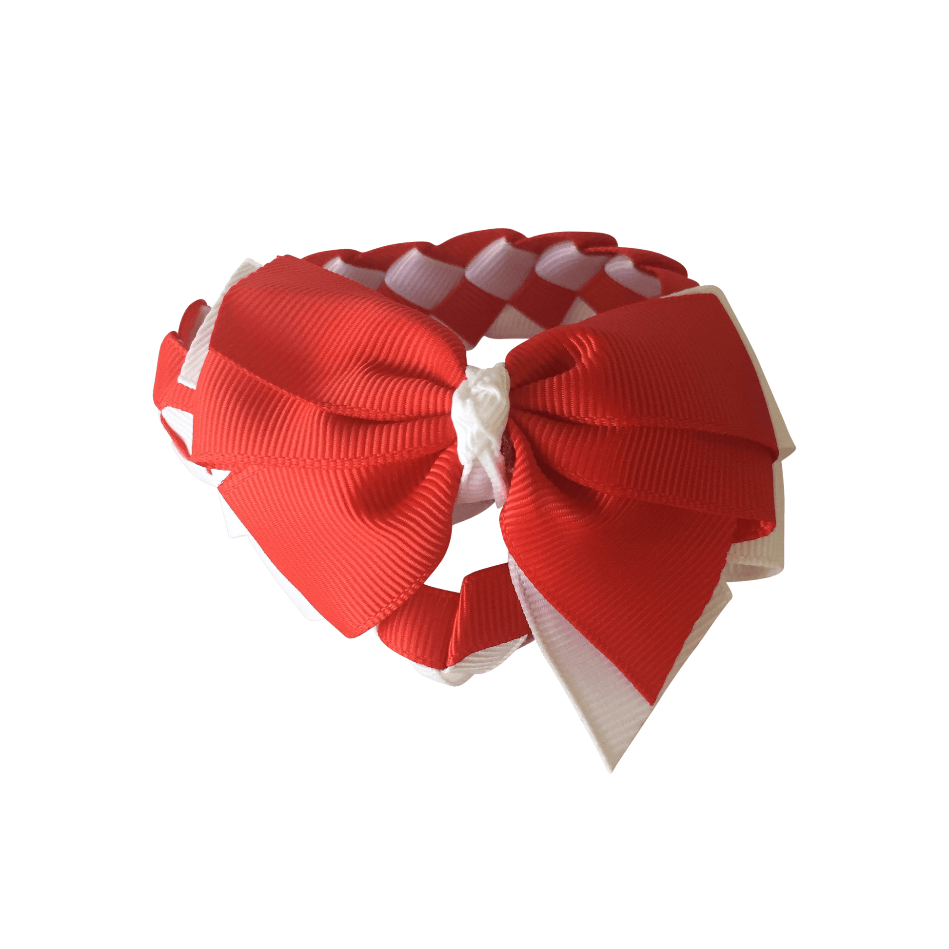 Red & White Hair Accessories - Ponytails and Fairytales
