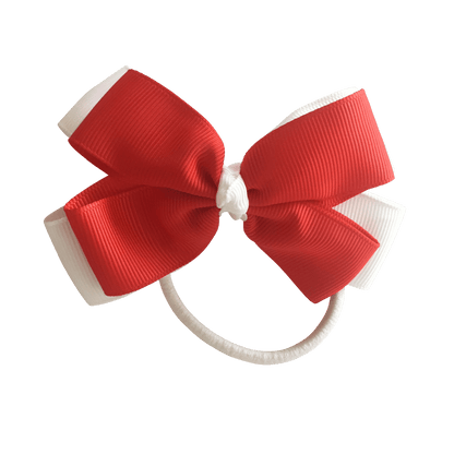 Red & White Hair Accessories - Ponytails and Fairytales