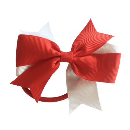 Red & White Hair Accessories - Ponytails and Fairytales